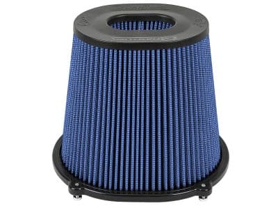 Alternative view of aFe Quantum Pro-5 R Air Filter Inverted Top - 5in Flange x 8in Height - Oiled P5R