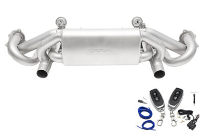 SOUL 2020+ Porsche 718 GT4 / Spyder / GTS Cayman Valved Exhaust - Reuse Tips - w/ Valve Controller