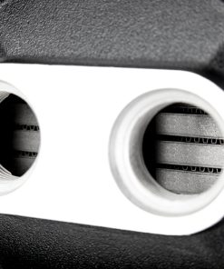 Alternative view of Mishimoto Universal Air-To-Water Intercooler Dual Pass (1500hp) - Same Side Inlet/Outlet