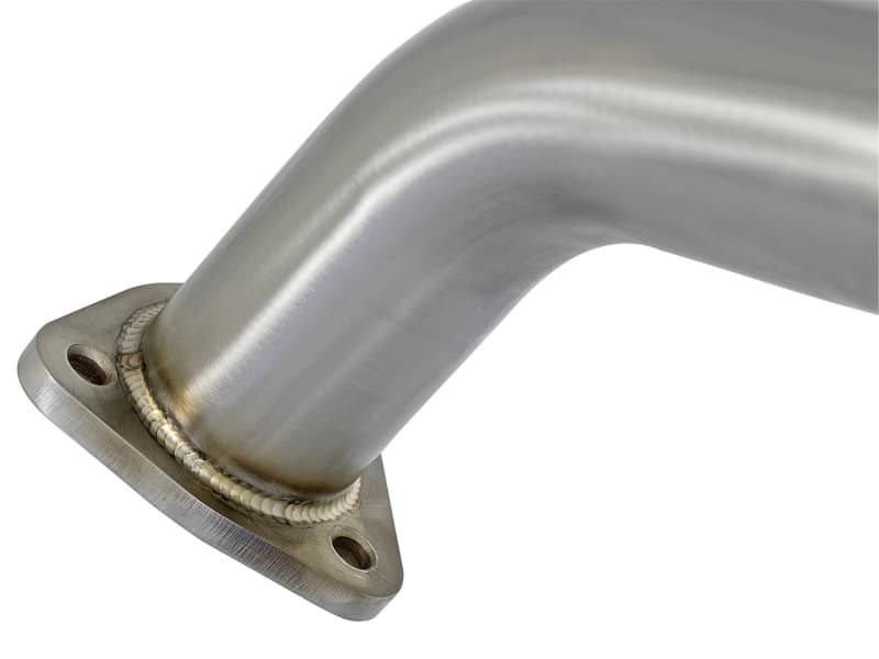 aFe Power Elite Twisted Steel 16-17 Honda Civic I4-1.5L (t) 2.5in Rear Down-Pipe Mid-Pipe - Image 7