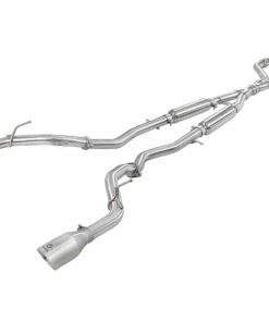 aFe Takeda 2.5in 304 SS Cat-Back Exhaust System w/ Polished Tips 16-18 Infiniti Q50 V6-3.0L (tt)