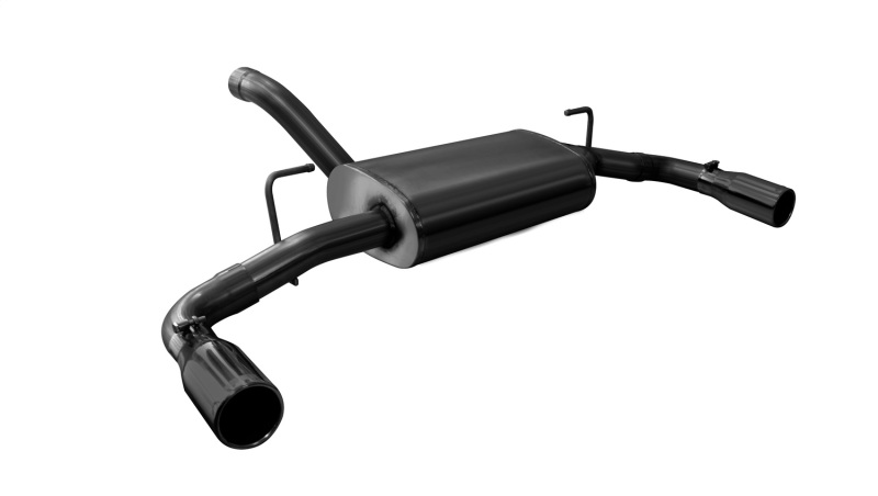 Corsa 18+ Jeep Wrangler JL 2.5in Dual Rear Exit Black Tips Sport Axle-Back Exhaust - Image 4