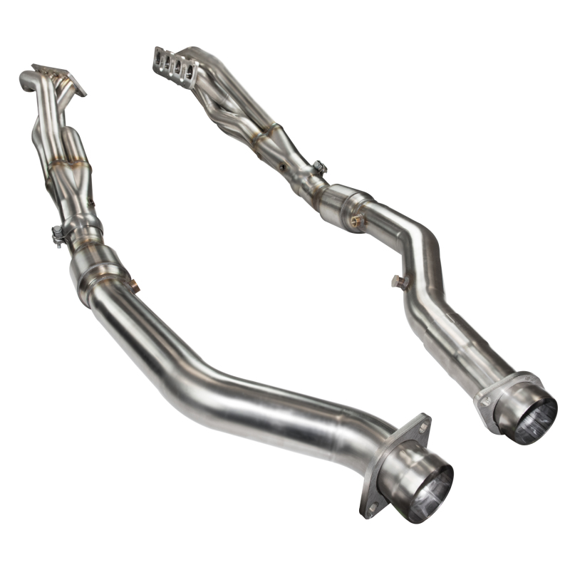 Kooks 12+ Jeep Grand Cherokee 6.4L 1-7/8in x 3in SS Longtube Headers w/Green Catted Connection Pipes - Image 4