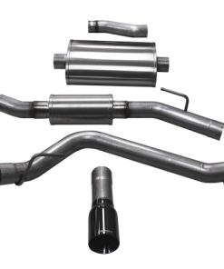 Corsa 2020 Jeep Gladiator JT 3.0in Cat-Back Single Touring Side Exit w/ 4.0in Black Tip