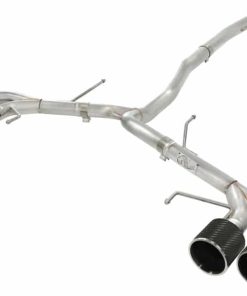 aFe Takeda 3in SS Exhaust Cat-Back 09-14 Nissan GTR V6 3.8L Carbon Fiber Tips