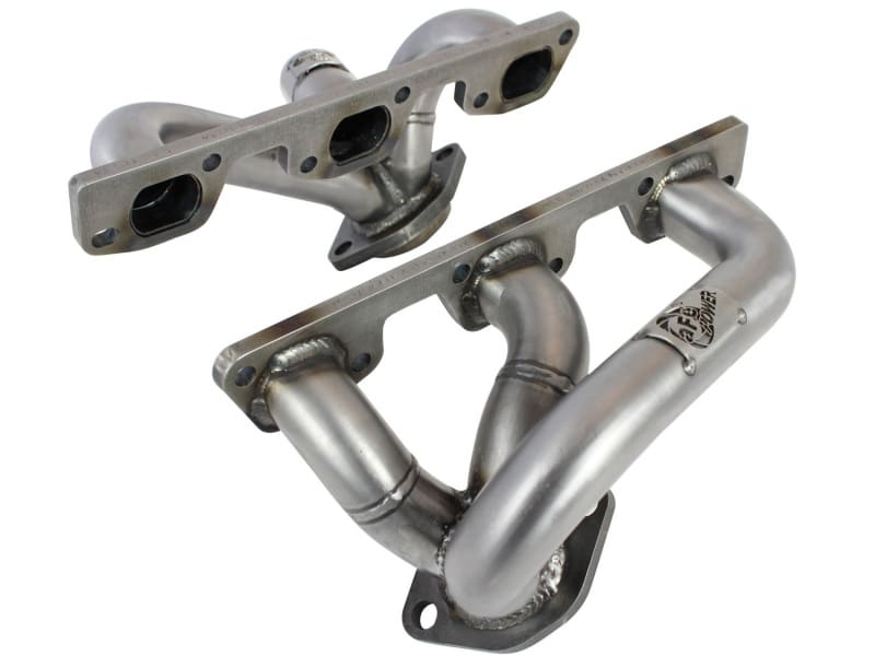 aFe Twisted Steel Header SS-409 HDR Jeep Wrangler JK 07-11 V6 3.8L - Image 2