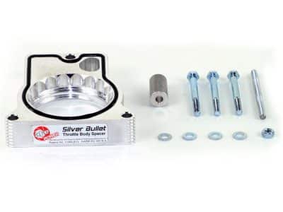 Alternative view of aFe Silver Bullet Throttle Body Spacers TBS GM C/K 1500/2500/3500 96-00 V8-5.0L 5.7L