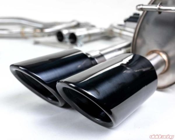 Alternative view of VR Performance Porsche Panamera Turbo 971 304 Stainless Exhaust System