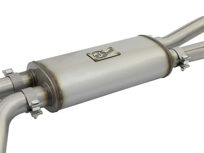 aFe Rebel Series 3in SS Cat-Back Exhaust System w/ Polished Tip 04-15 Nissan Titan V8 5.6L - Image 4