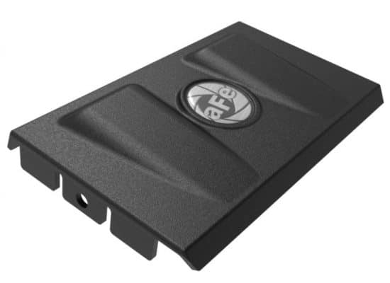 Alternative view of aFe Rapid Induction Intake System Cover, Black, 19-20 Ford Edge Ecoboost V6 2.7L (tt)