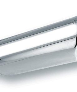 Alternative view of Borla 2.25in Inlet 4in Round Rolled Angle Cut x 12in Long Embossed Exhaust Tip