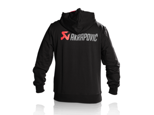 Akrapovic Mens Akrapovic Logo Black Hoodie - XXL
