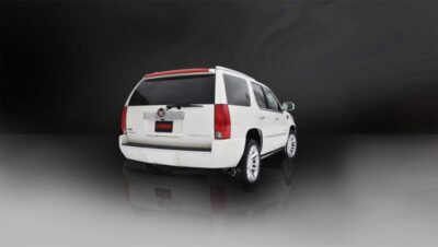 Alternative view of Corsa 11-14 Cadillac Escalade 6.2L V8 3in Cat-Back Single Side w Twin 4in Black Pro-Series Tips