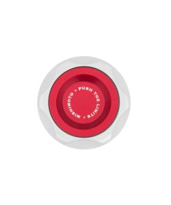 Alternative view of Mishimoto 87-01 Ford Mustang Oil FIller Cap - Red