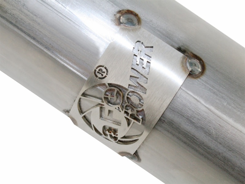 aFe Power Twisted Steel Loop Delete D/P Aluminized Steel 12-18 Jeep Wrangler (JK) V6 3.6L - Image 5