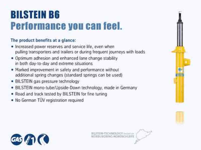 Bilstein B6 13-15 BMW X5 Rear Right 46mm Monotube Shock Absorber - Image 4