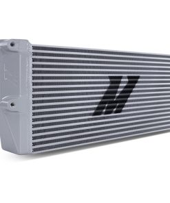 Mishimoto Heavy-Duty Oil Cooler - 17in. Opposite-Side Outlets - Silver