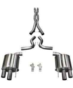 Corsa 16-17 Ford Mustang GT350 5.2L 3in Dual Rear Xtreme Cat-Back Exhaust (Removes Stock Actuator)