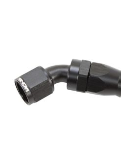 Snow -10AN 45 Degree PTFE Hose End (Black)