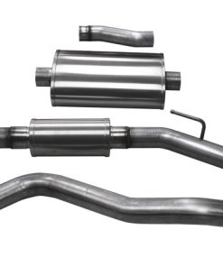 Corsa 2020 Jeep Gladiator JT 3.0in Cat-Back Touring Single Side Exit w/ Turn Down Tip