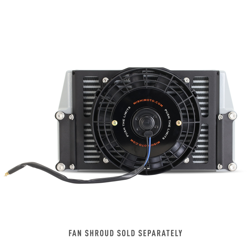 Mishimoto Universal 10in. Heavy-Duty Oil Cooler Fan Shroud - Micro Wrinkle Black - Image 6