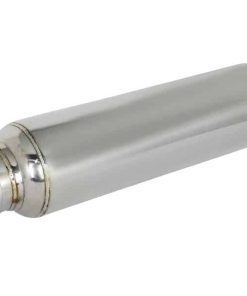 aFe MACH Force-Xp 304 Stainless Steel Resonator 2.5in Inlet/Outlet x 4in Dia x 15in Body x 19in L