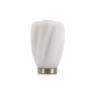 Alternative view of Mishimoto Steel Core Twist Shift Knob White Delrin