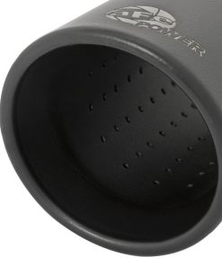 Alternative view of aFe MACH Force-Xp 409 Stainless Steel Clamp-on Exhaust Tip 3in Inlet 4in Outlet - Black