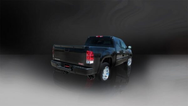 Alternative view of Corsa 10-13 Chevrolet Silverado Crew Cab/Short Bed 1500 4.8L V8 Black Sport Cat-Back Exhaust