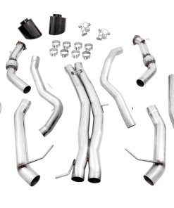 AWE Tuning Audi B9.5 RS5 Sportback Non-Resonated Track Edition Exhaust - RS-Style Diamond Blk Tips