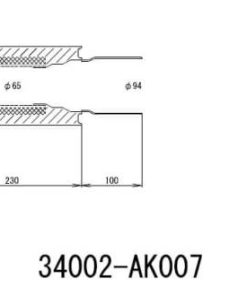 Alternative view of HKS UNIVERSAL EX H/M SUS 130-65 (MOQ: 8pcs)