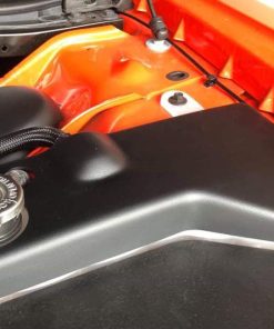 Alternative view of JLT 11-19 Dodge Charger/Challenger Black Textured Coolant Tank Cover