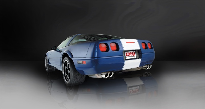 Corsa 96-96 Chevrolet Corvette C4 5.7L V8 LT4 Polished Sport Cat-Back Exhaust - Image 3