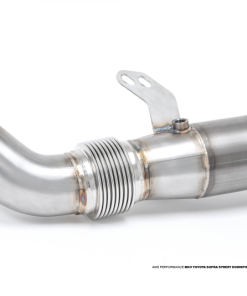 AMS Performance 2020+ Toyota Supra A90 Street Downpipe w/GESI Catalytic Converter