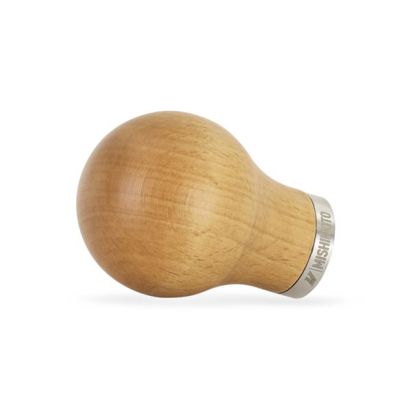 Alternative view of Mishimoto Round Steel Core Wood Shift Knob - Beech