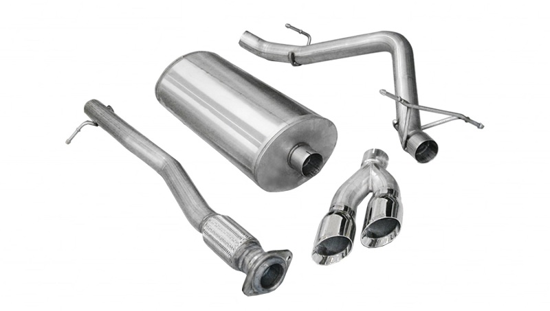 Corsa 09-09 Chevrolet Silverado Crew Cab/Short Bed 1500 4.8L V8 Polished Sport Cat-Back Exhaust - Image 2