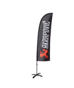 Akrapovic Self standing beach flag set - small