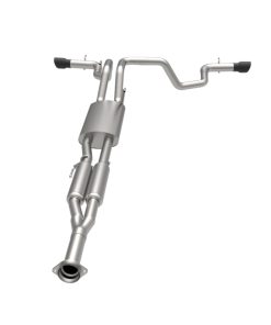 Alternative view of Kooks 2021+ Ford F150 2.7/3.5/5.0L 3in Dual Cat-Back Side Exit Exhaust w/Black Tips