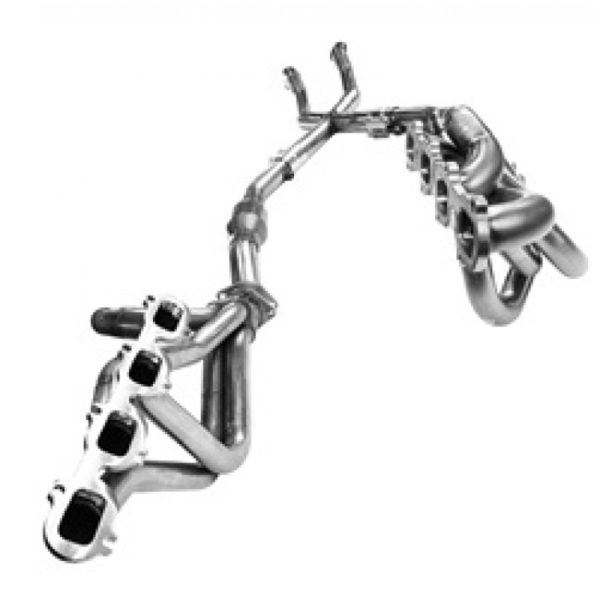 Alternative view of Kooks 03-04 Ford Crown Victoria. 4.6L 2/4V 2 1/2in Cat SS X Pipe Kooks HDR Req