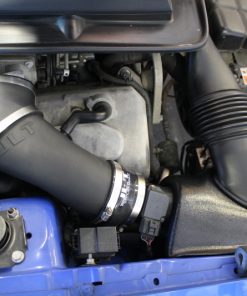 JLT 03-04 Ford Mustang Mach 1 Black Textured Ram Air Intake Kit w/Red Filter w/Shaker Hook Up