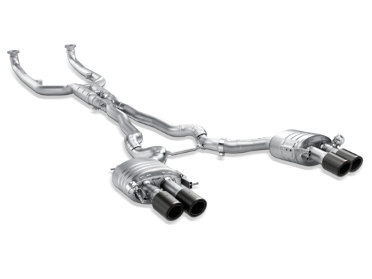 Alternative view of Akrapovic 13-17 BMW M6 Gran Coupe (F06) Evolution Line Cat Back (Titanium) (Req. Tips)