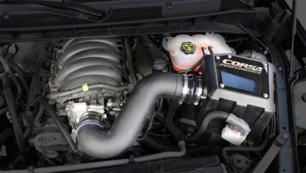 Alternative view of Corsa 19-20 Chevrolet Silverado 5.3L V8 1500 MaxFlow 5 Oiled Air Intake System (New Body Style Only)