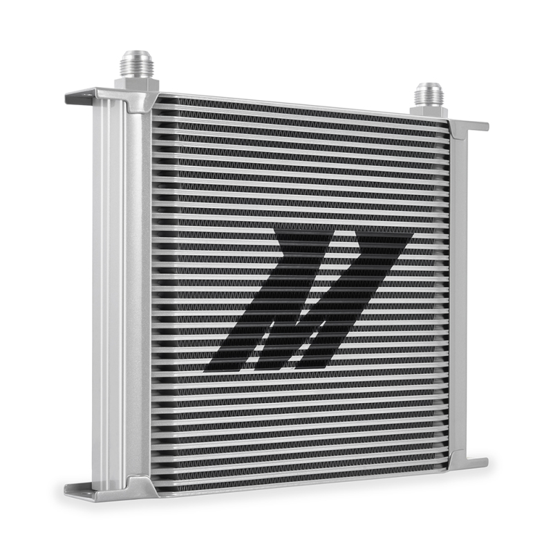 Mishimoto Universal 34 Row Oil Cooler - Silver - Image 2
