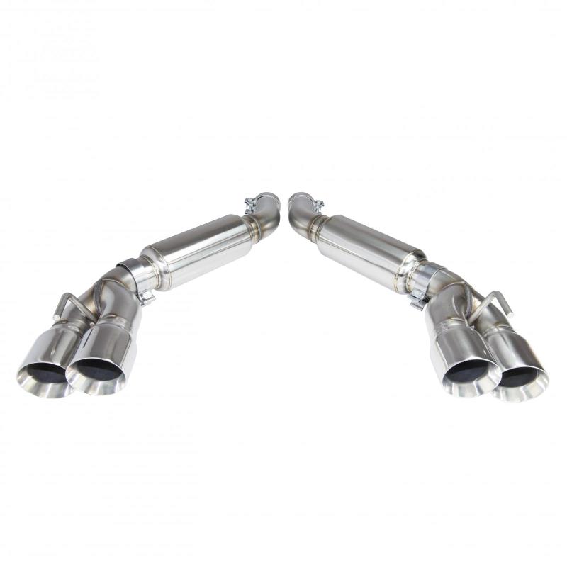 Kooks 2016 + Chevrolet Camaro SS 3in Axle Back Exhaust System w/ Mufflers and Polished Quad Tips - Image 2