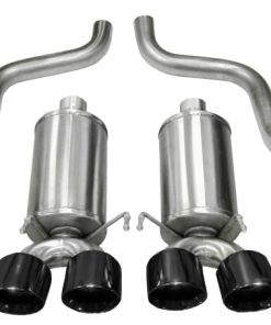 Alternative view of Corsa Black Xtreme Axle-Back Exhaust w/Dual Black 3.5in Tips 09-13 Chevrolet Corvette C6 6.2L V8