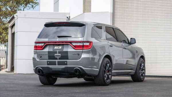 Alternative view of Borla 2021+ Dodge Durango SRT Hellcat 6.2L V8 AWD S-Type Cat-Back Exhaust System - Black Chrome Tips