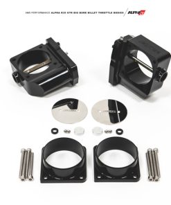 AMS Performance 2009+ GT-R R-35 Alpha CNC Big Bore Throttle Body Set w/ Vibrant HD Flanges