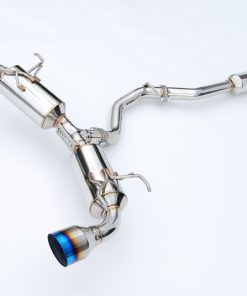 Alternative view of Invidia 12+ Subaru BRZ / Toyota 86 N2 60mm Single Layer Titanium Burnt Tips Cat-Back Exhaust