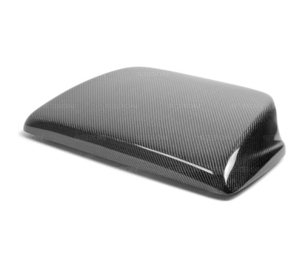 Alternative view of Seibon 04-05 Subaru WRX/STi STi Carbon Fiber Hood Scoop - Only Fits OEM Hoods (Not Seibon Hoods)