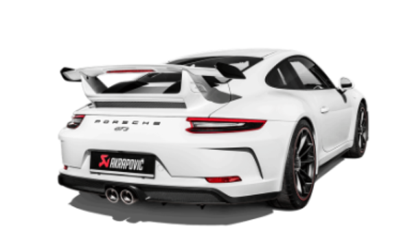 Alternative view of Akrapovic 2018 Porsche 911 GT3 (991.2) Slip-On Race Line (Titanium) w/o Tail Pipe Set